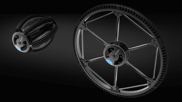 Немецкий дизайнер создал складное колесо